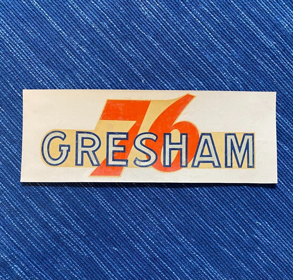 Vintage Union 76 Oil Gresham Oregon Gas Station Water Decal Travel Souvenir